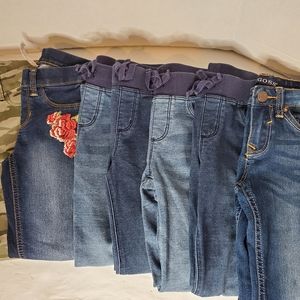 7 PAIR GIRLS SZ.6 ARIZONA JEANS